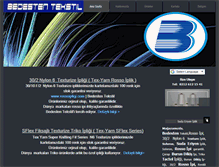 Tablet Screenshot of bedestentekstil.com
